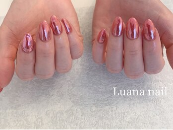 ルアナネイル(Luana nail)/ピンクミラー
