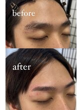 サムライビューティー 西新宿本店(SamuraiBeauty)/メンズ眉毛初体験