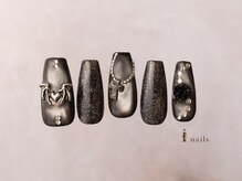 アイネイルズ 横浜EAST店(I-nails)/マグネットフッラッシュネイル