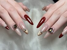 ベストネイル 大宮東口店(Best Nail)/長さ出し持ち込みデザインネイル