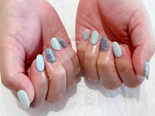 エムデコビューティ(M-DecoBeauty)/ブルー系　夏カラー　ワンカラー