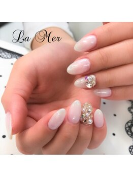 ネイルサロンラメール(La Mer)/キラリホワイトネイル