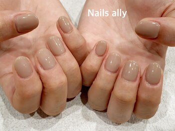 ネイルズアリー 立川店(Nails ally)/オフィス×シンプル×サマー×夏