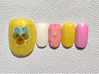 カラ ネイル 中津店(calla nail)/パンジーネイル