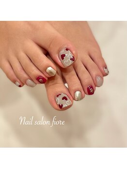 フィオーレ(fiore)/バレンタイン ハートネイル