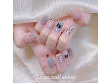 リオラネイル(Liora Nail)/長さ出しシンプルデザイン