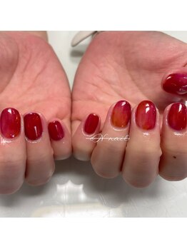 エンネイル(eN nail)/ちゅるんアップルネイル
