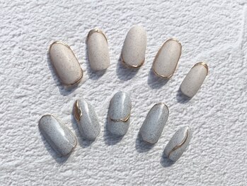 アイミーモア 国立店(aimer more)/サンド×ミラーネイル