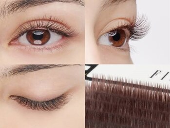 ビオス アイラッシュ 五反田(Bios eyelash)の写真/抜け感☆フラットラッシュブラウン!さりげないブラウンで柔らかい印象に!五反田/フラットラッシュ/マツエク