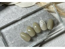 ネイルサロン アージュ(Nail Salon A jyu)/フラワーレースパステルグリーン