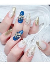 Mネイル/メタリックネイル｜ブラウン