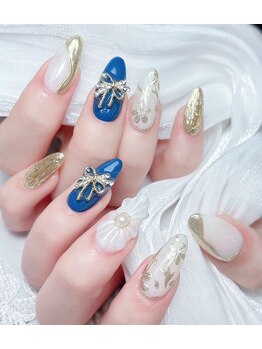 Mネイル/メタリックネイル｜ブラウン