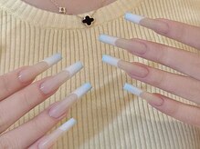 ナユキネイル 渋谷店(NA.YUKI NAIL)/白フレンチネイル