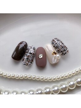 セプトネイル 函館店(SEPT NAIL)/1月大人可愛いサンプル　¥6,930