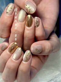 haruka nail× 小花ネイル