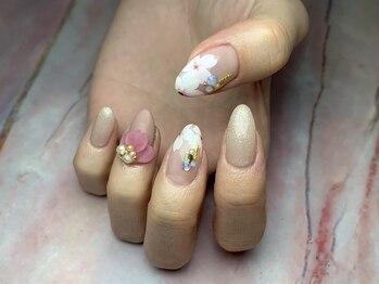 【初回オフ無料】手描きの桜