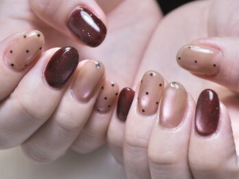 ミリカネイル(mirica nail)の写真/【当店人気メニュー】シーズン～トレンドデザインを取り入れた何度も楽しめる定額制！色変更OKです♪