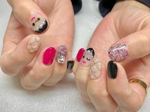 アルティノ ネイル ガーデン(altino nail garden)/ツイード×キルティング×モード