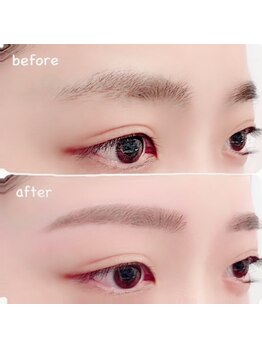 アイブロウメニューがあるサロン