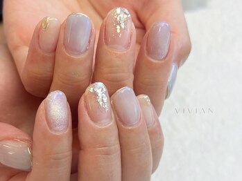 ヴィヴィアン ネイル(Vivian nail)/梅雨ネイル