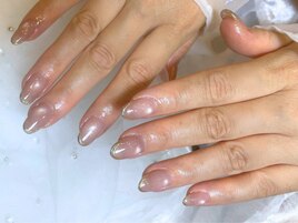 《極細ミラーフレンチnail》