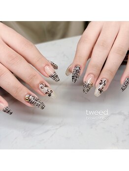 エンズネイル(O’s nail)/ツイードネイル