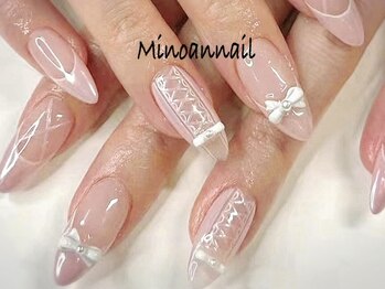 美ノ庵ネイルサロン メトロポリタン前店の写真/自爪コンプレックスがある方必見！自爪が短い方、折れてしまった方も長さだしでお好きなデザインに♪