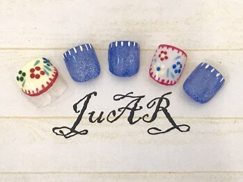 ジュアール(JuAR)/ 刺繍ネイル