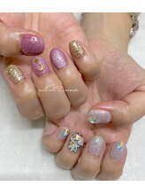 ネイルアート ジマー/60minart ちぐはぐコース