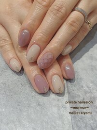 ぷっくりキルティングネイル