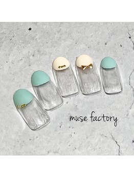 ミューズ ファクトリー(Muse factory)/シンプルSpringネイル