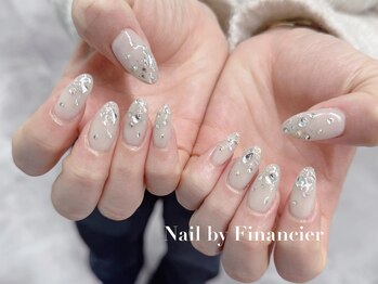 フィナンシェ(Financier)/ラメグラデーションネイル