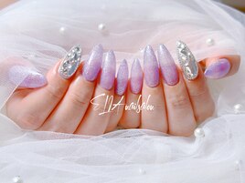 フラッシュ埋め尽くしネイル