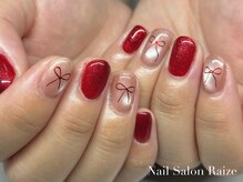 ライズ 本町店(Raize)/リボンネイル/レッドネイル