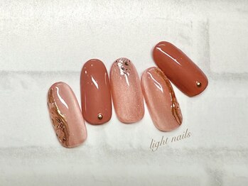 ライト ネイルズ ニシノミヤ(light nails NISHINOMIYA)/オータムデザイン☆