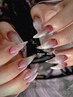 (hand)【チップ長さだし・やり放題】〈SNSで話題〉の猫爪-しっかりデザイン-
