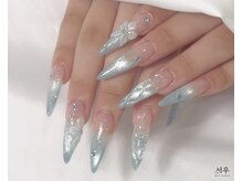 ソウ(SOU)/透明感ブルーマグネット