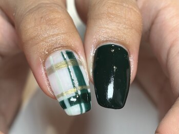 アトリエ フェム(atelier.fem)/チェックネイル