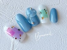 ネイルアンドアイラッシュ ボネール 銀座店(lash Bounail)/ゴージャス メッシュ ニュアンス