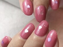 ミーナネイル(miinanail)/うるちゅんハートネイル