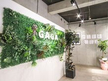 ガガ ラシルフィード 黒崎駅前店(GAGA by lasylphide)の雰囲気（グリーン×グレーを基調とした洗練された店内♪［黒崎./黒崎］）
