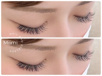 ミィミ(Miimi)の写真/＼LEDエクステ120本¥7700／持ちの良さ◎シンプルなのにナチュラルにちゃんと盛れてる目元に！