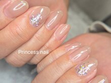 プリンセスネイル(Princess nail)/キラキラホログラデ　7,600