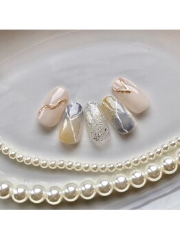 セプトネイル 函館店(SEPT NAIL)/1月大人可愛いサンプル　¥6,930