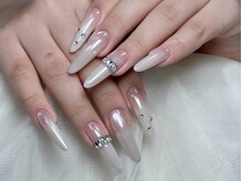 ベストネイル 大宮東口店(Best Nail)/長さ出し持ち込みデザインネイル