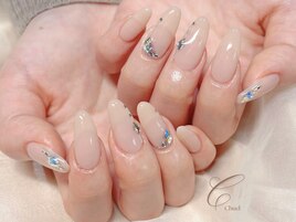 上品ストーンアートネイル