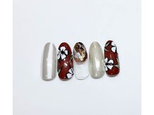 エトワール 大垣店(Etoile)/オータムフラワーネイル