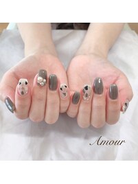 テラゾータイルネイル☆