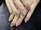 ショートネイルでもy2k【彩音】