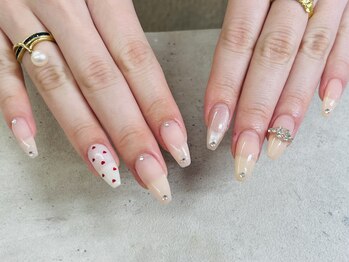 ネイルサロン ドゥ(Nail Salon Doux)/【ほり】大人シアネイルカラー